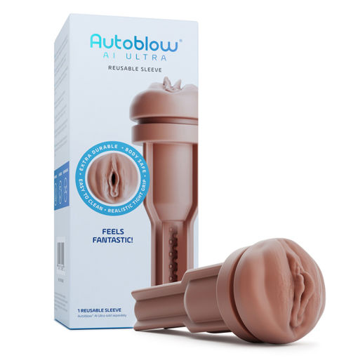 Autoblow-AI-Ultra-Vagina-Sleeve-Brown