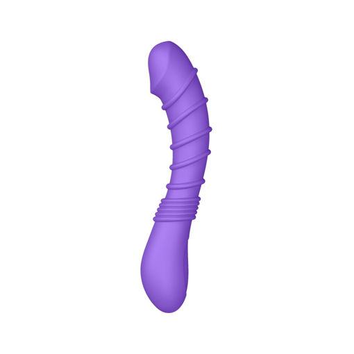 Picture of RV21: Ribbed Flexible Vibrator- Purple 