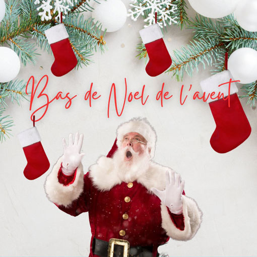 Bas de noel de l'avent