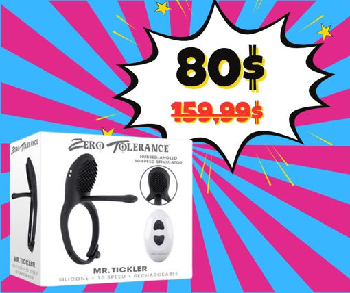 Image de Mr. Tickler - Silicone Rechargeable - Black