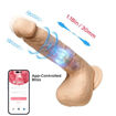 Image de LUIS App-Controlled 8.5 Inch Real Realistic Thrusting Dildo - Flesh