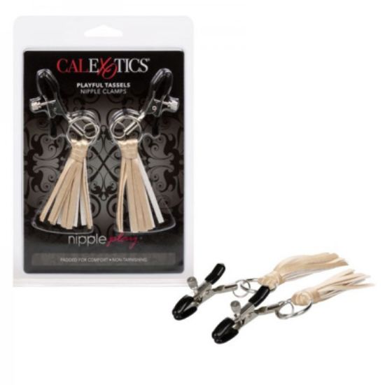 Image de Nipple Clamps Tassels – Doré