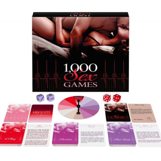Image de 🎲 Jeu pour couple – Anglais : 1000 Sex Games! (jeu de plateau)