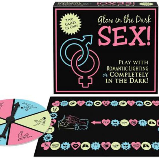 Image de 🎲 Jeu pour couple – Anglais : Glow In The Dark Sex (jeu de plateau)