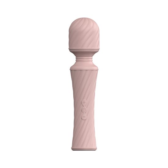 Image de Vyla Textured Massage Wand – Pink (wand texturé rechargeable)