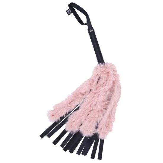 Image de Brat Faux Fur Flogger (Noir)
